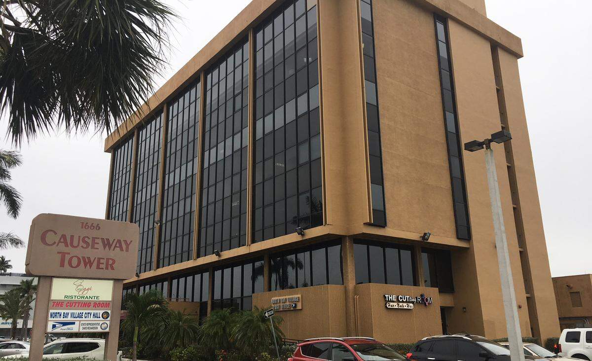 North Bay Village City Hall is the rented-out third floor of an office building located along the 79th street causeway.