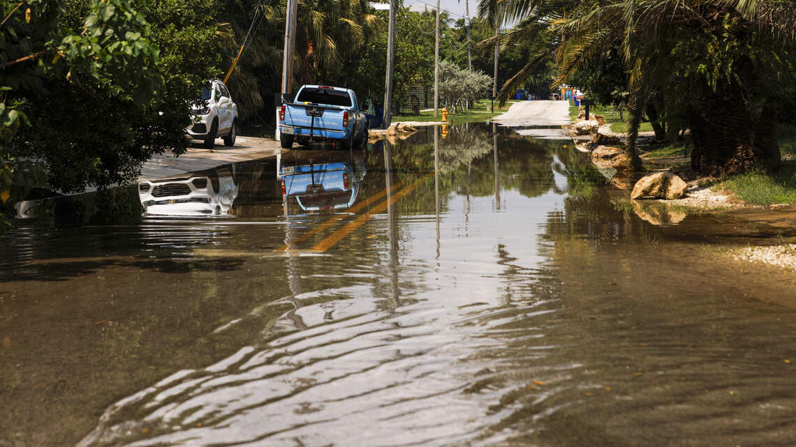 Your South Florida street is a lake. Blame the rain but also the king tides