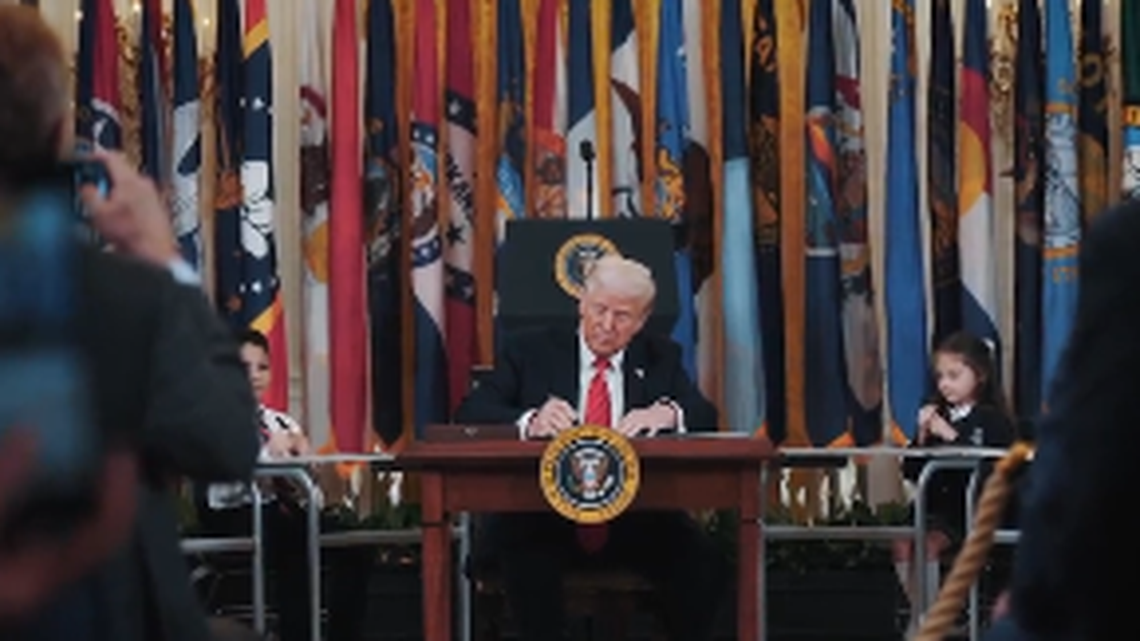 President Donald Trump signed an executive order calling on the Secretary of Education to dismantle the Department of Education.