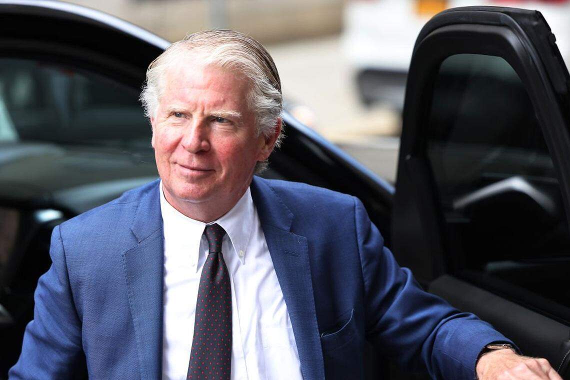 NEW YORK, NEW YORK - JULY 01: Manhattan District Attorney Cyrus R. Vance Jr. arrives at his office on July 01, 2021 in Lower Manhattan New York City. Earlier today Allen Weisselberg turned himself in after a grand jury in Manhattan filed criminal indictments on Wednesday against him and the former President Donald Trump's company, the Trump Organization. The charges stem from investigations led by Manhattan District Attorney Cyrus R. Vance Jr. and New York Attorney General Letitia James. (Photo by Michael M. Santiago/Getty Images)