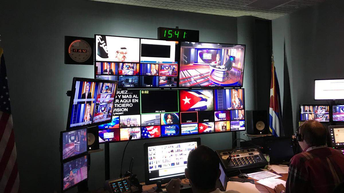 TV Martí studio in Doral.