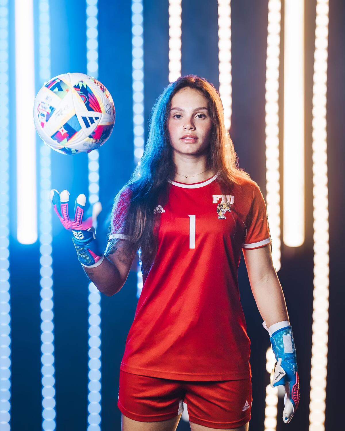 FIU goalkeeper Valery Restrepo