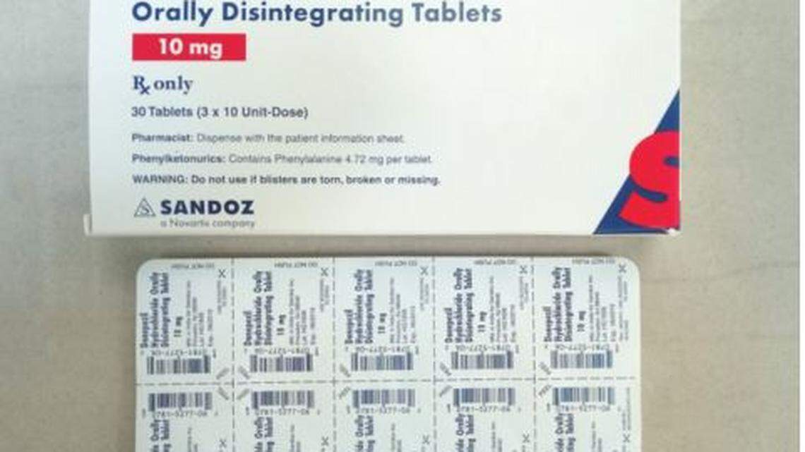One of the drugs snared in the blister pack recall