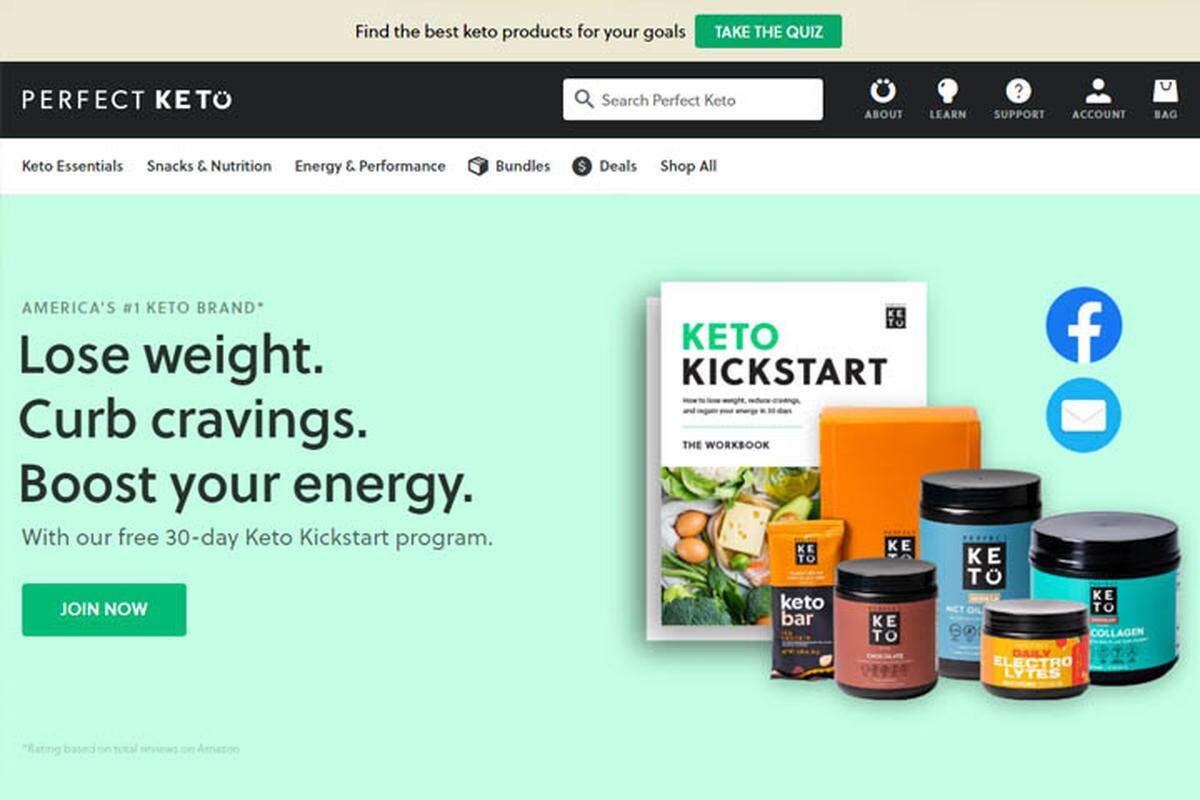 Keto diet and supplements