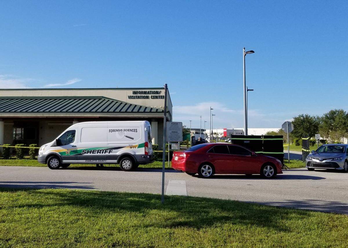 A dead body was found inside the Charlotte County Jail’s visitation center Tuesday morning.