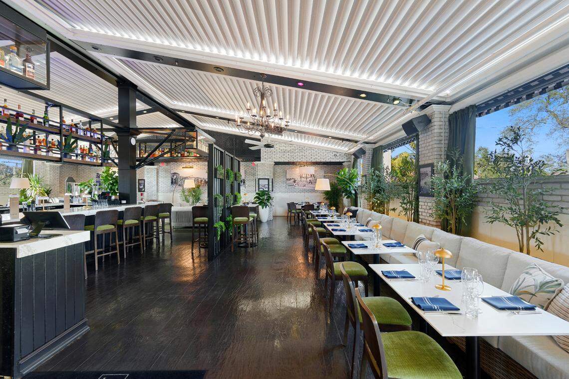 The upstairs dining area at Catch & Cut in Fort Lauderdale.