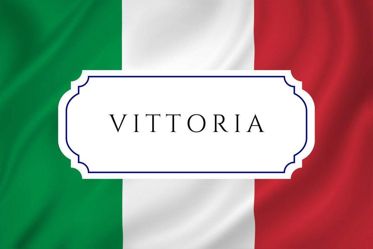 european girl names vittoria