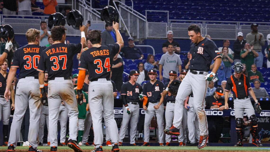 Cuvet’s grand slam lifts Miami Hurricanes over FIU in game at Marlins’ loanDepot park