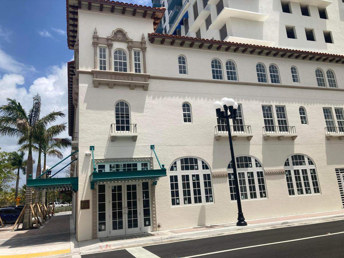 The rebuild of the Great Southern Hotel on the corner of Hollywood Boulevard and Young Circle in downtown Hollywood.