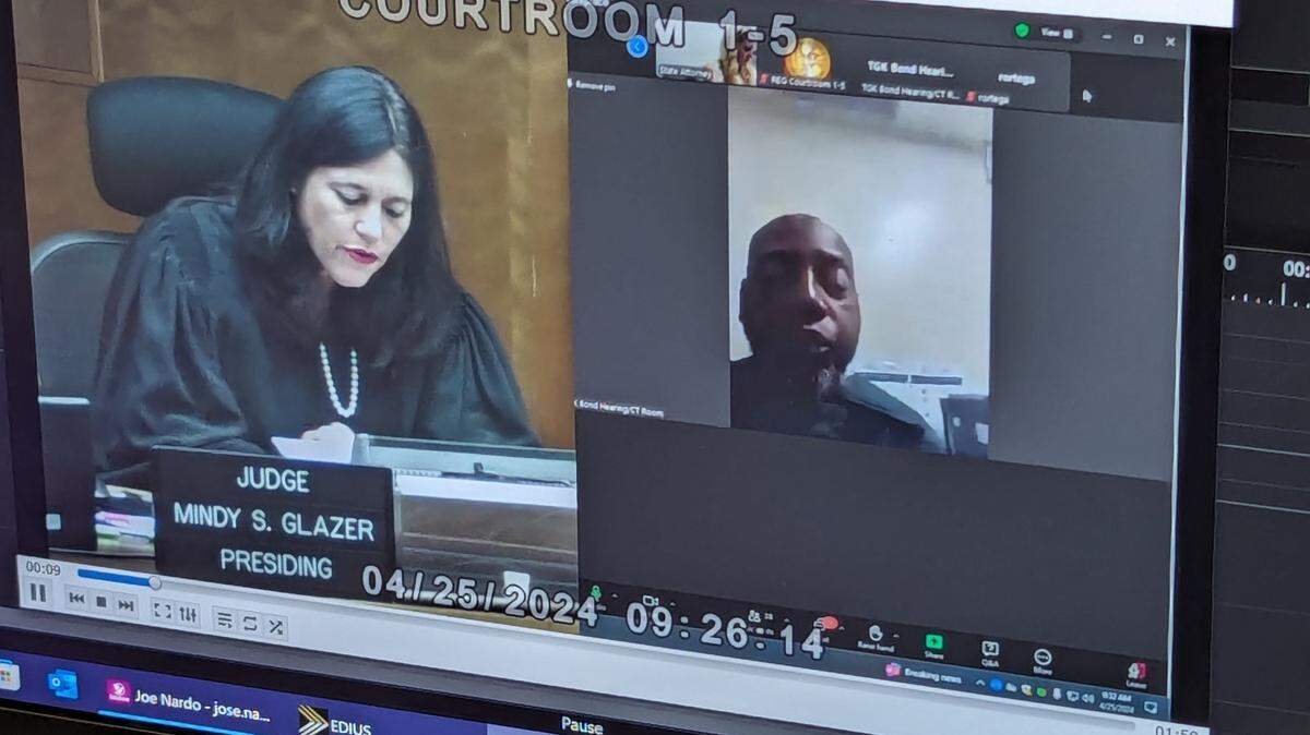 Gregory Fitzgerald Gibert, 53, had his charge upped to first-degree murder and was denied bond Thursday by Miami-Dade Circuit Court Judge Minday Glazer, during his first court appearance since the murder of a transgender woman in Miami Beach earlier this week.