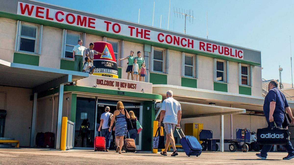 The Key West International Airport is one of two airports in the Keys but the only one with commercial flights.