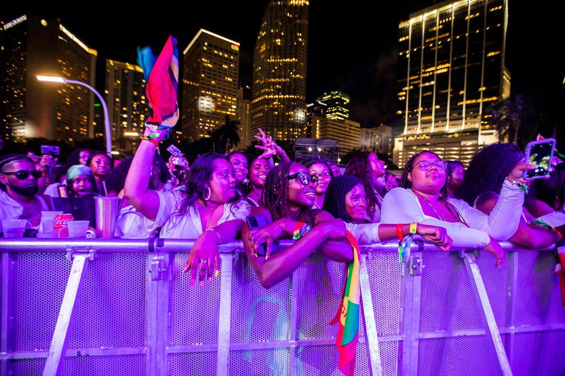 Machel Montano show at the Tipsy Music Festival, Bayfront Park, on October 8th., 2022.