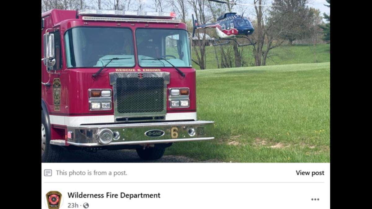 A rock climber was rescued after she plunged 20 feet in a remote area of West Virginia, officials said.