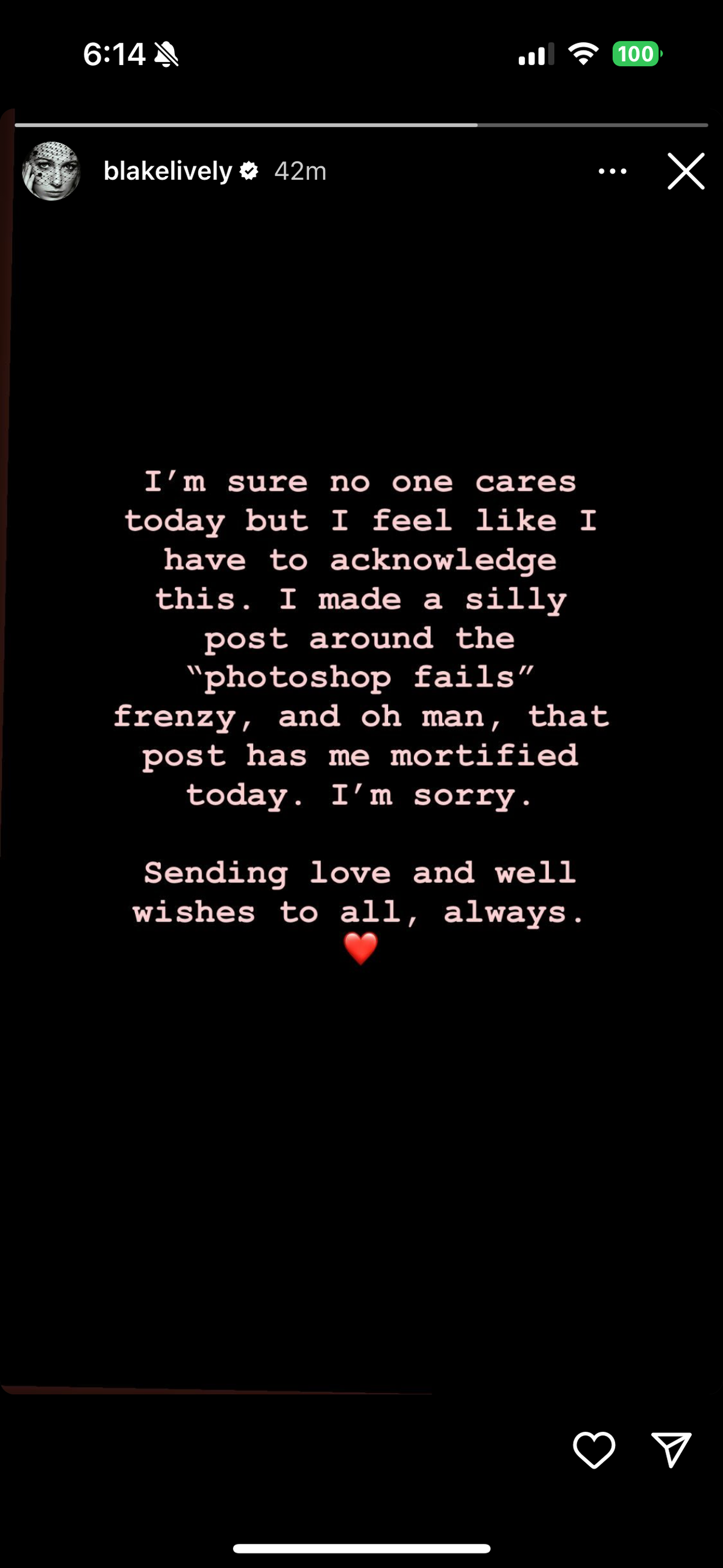 Blake Lively responds after making fun of Kate Middleton last week.