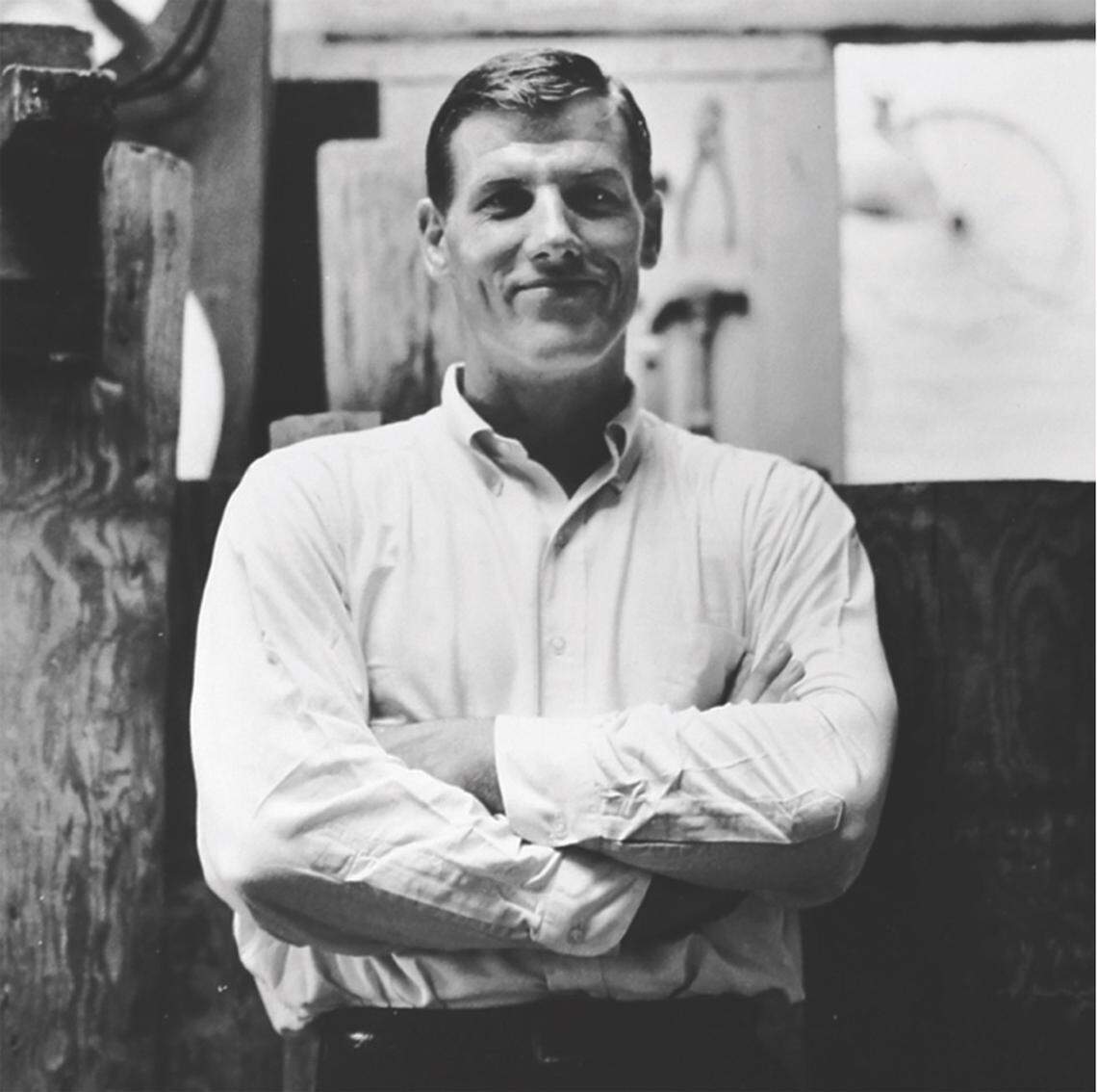 Fine art photographer William John Kennedy in a photo from around 1963, according to Kiwi Arts Group, a Miami-London firm that represents his work. This period is when Kennedy photographed his new friends, pop artists Andy Warhol and Robert Indiana.