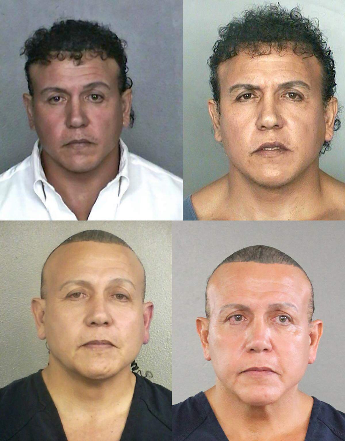 Some of Cesar Sayoc’s many mugshots