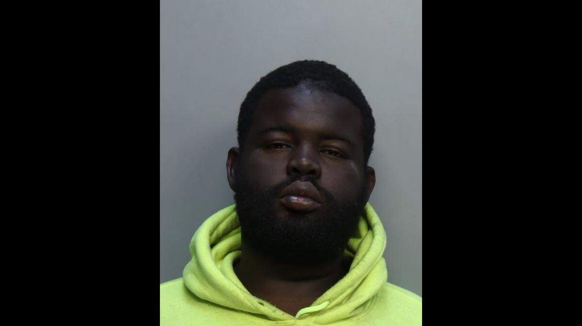 Jonathan Darcelin, 29, was arrested on Tuesday afternoon and faces charges of sexual battery and indecent exposure.