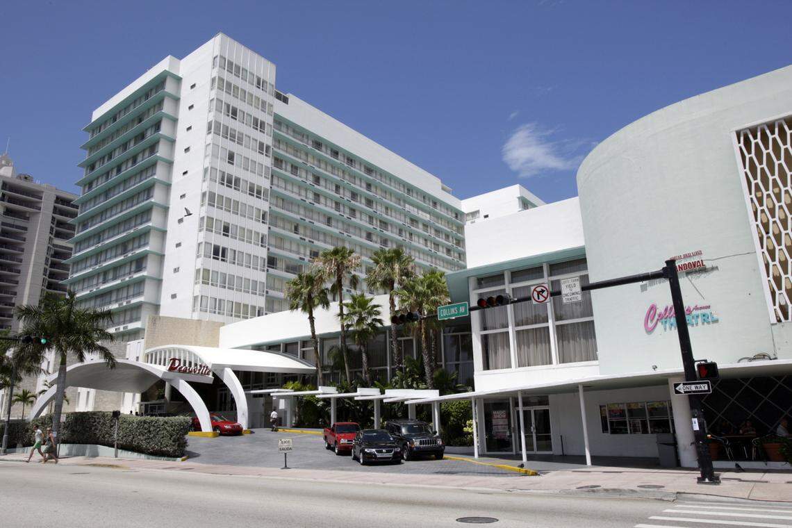 Deauville Hotel at 6701 Collins Ave. in Miami Beach