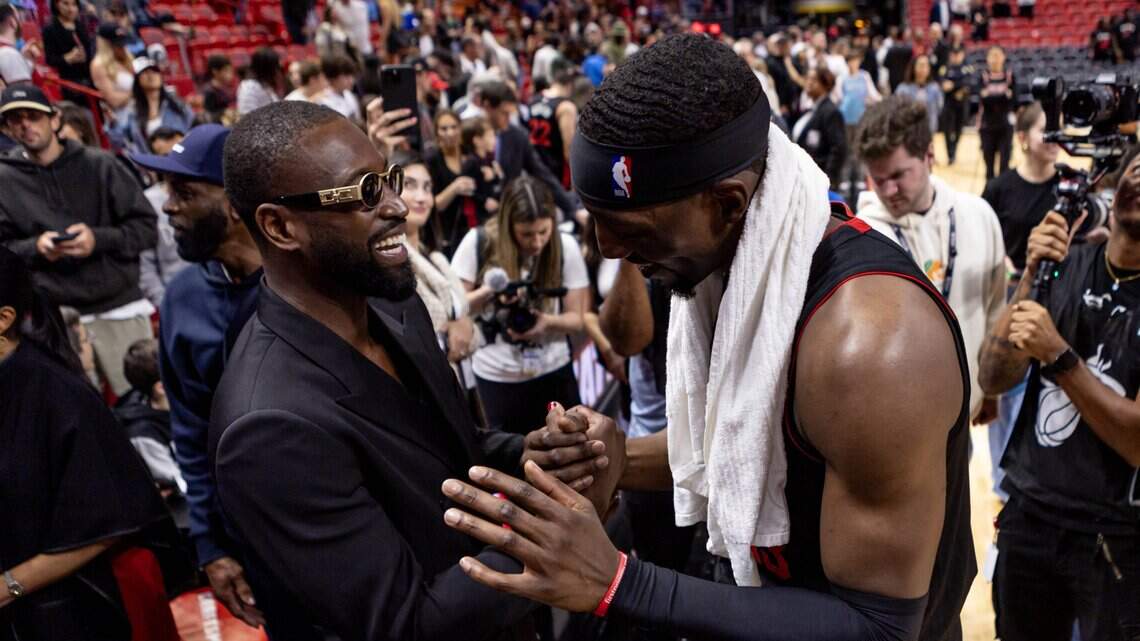 Dwyane Wade has advice for Heat’s new Bam-Giannis duo: ‘There’s a conversation that has to happen’