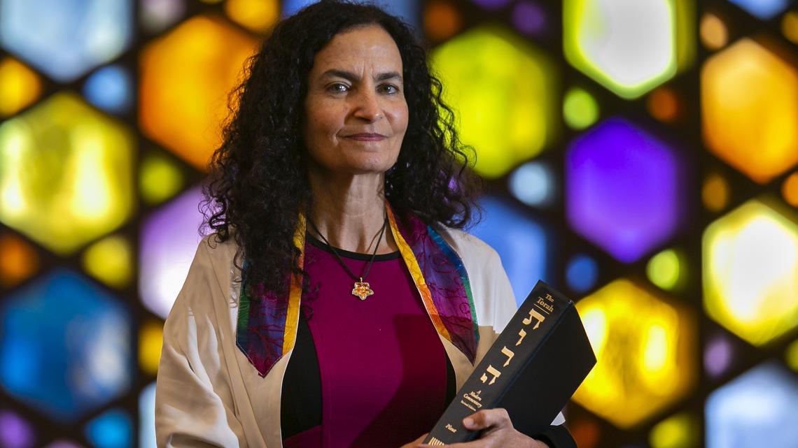 Rabbi Gayle Pomerantz at Temple Beth Sholom in Miami Beach on Monday, Oct. 29, 2018. She will officially become the first female senior rabbi of the synagogue on her Nov. 9 installation.