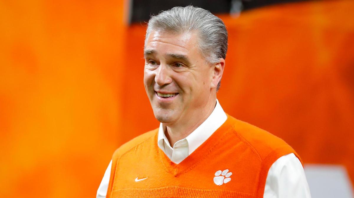 NEW ORLEANS, LA - JANUARY 13: Clemson Tigers AD Dan Radakovich is seen prior to the College Football Playoff National Championship Game between the LSU Tigers and the Clemson Tigers on January 13, 2020 in New Orleans LA. (Photo by Todd Kirkland/Icon Sportswire) (Icon Sportswire via AP Images)