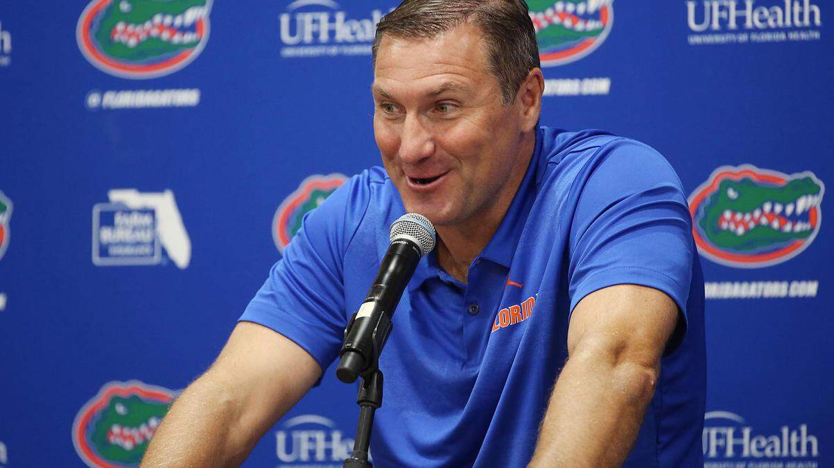 Dan Mullen, head football coach at the University of Florida.