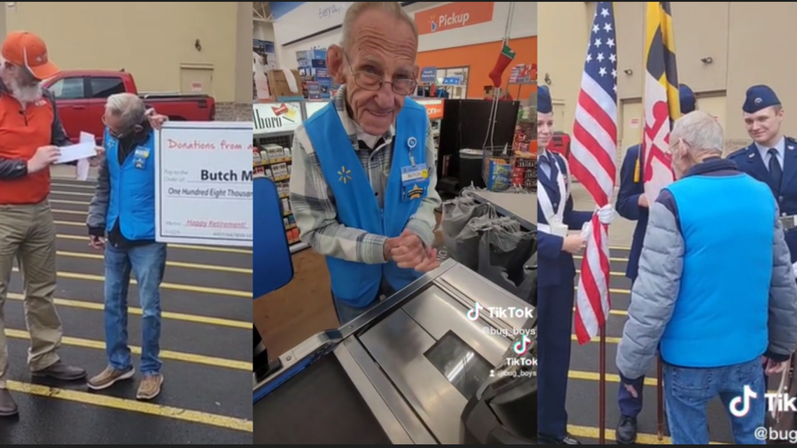 The veteran had been working at Walmart in Maryland for 16 years.