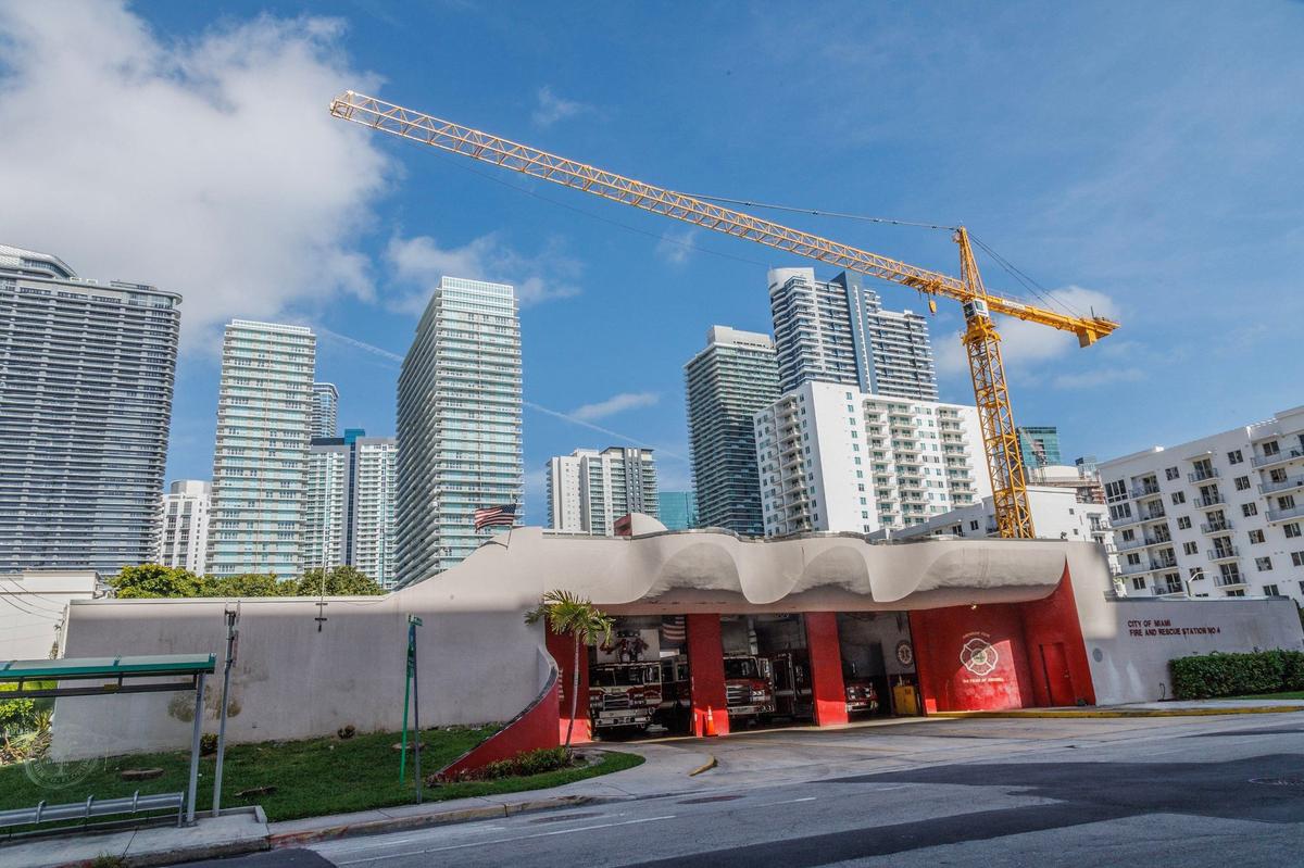 Vista de la Estación de Bomberos 4 de la Ciudad de Miami, ubicada en 1105 SW 2nd Ave., el 2 de abril de 2024.