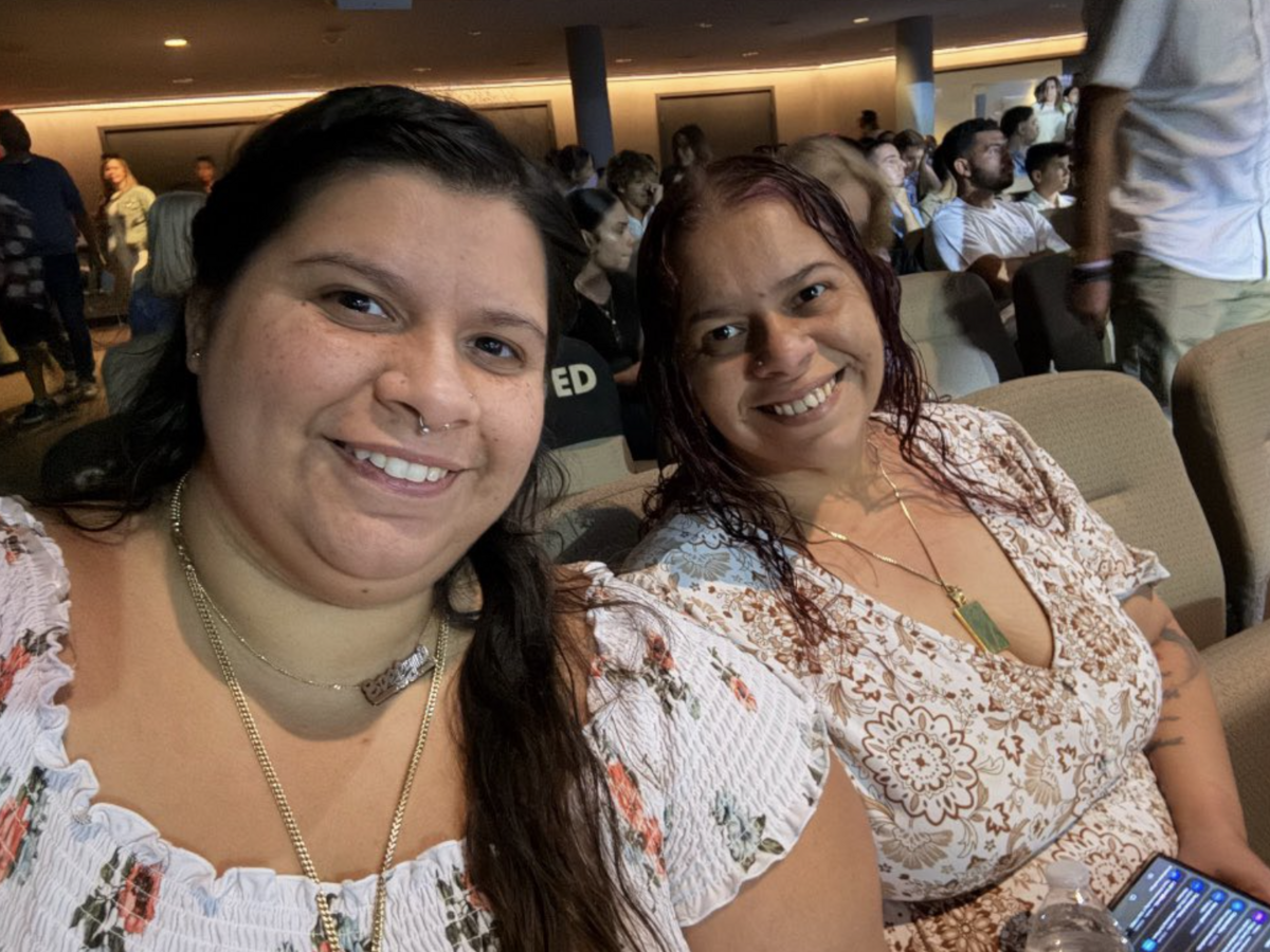 Evelyn Valdes, left, and her mother Kristy Dee Garcia