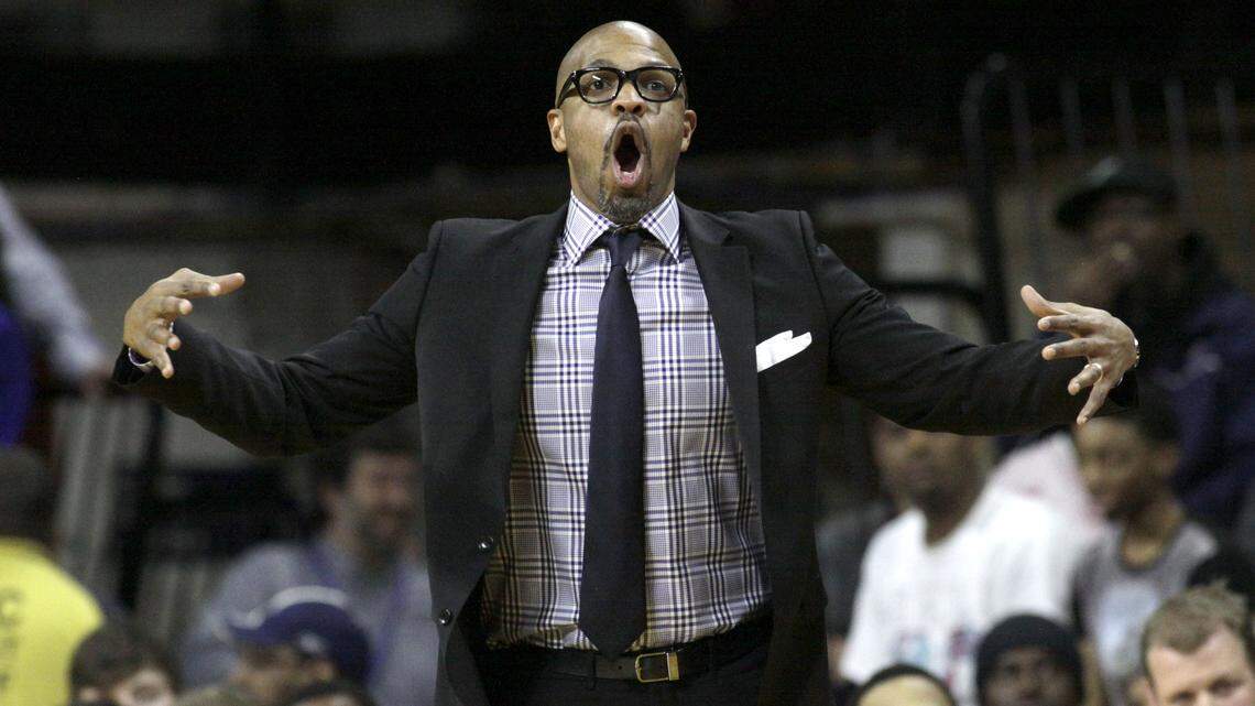 Jerome Allen, former head basketball coach at the University of Pennsylvania and now an assistant with the Boston Celtics.