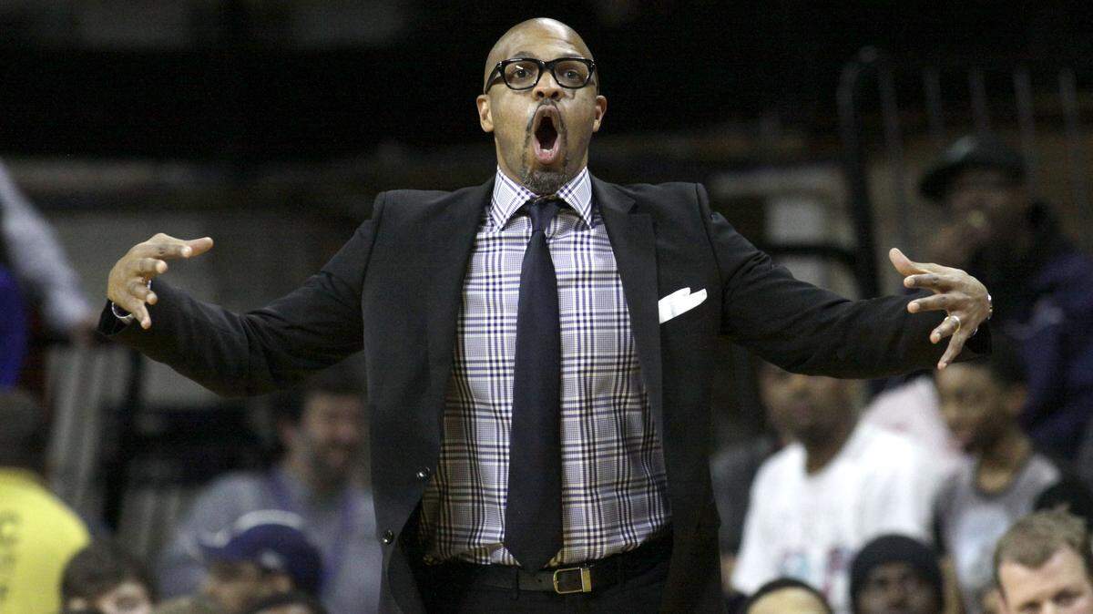 Jerome Allen, former head basketball coach at the University of Pennsylvania and now an assistant with the Boston Celtics.