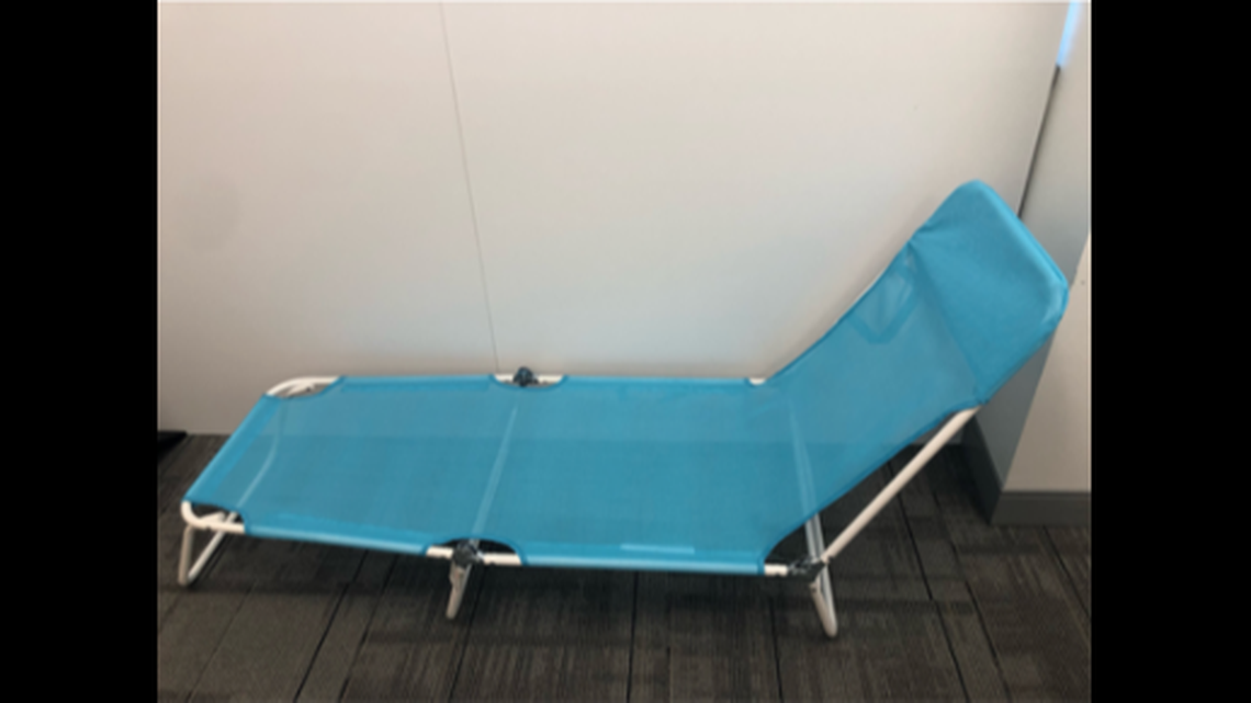 The beach lounger sold at Family Dollar
