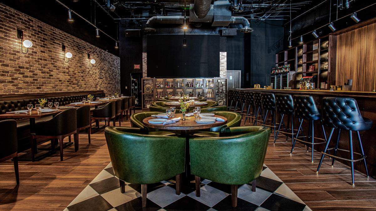 The restaurant blends Italian tradition with a Latin flair.