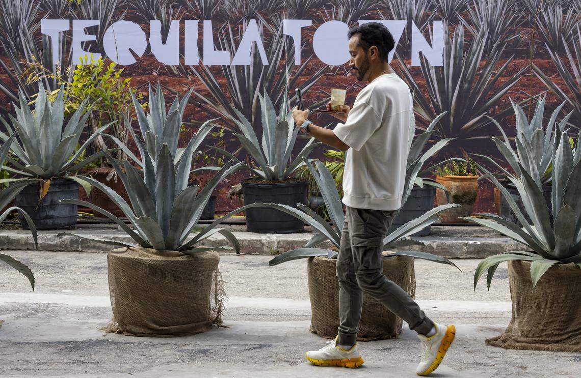 Diego Sandoval visita Tequila Town, una experiencia inmersiva en Factory Town. Un viaje cinematográfico y multisensorial a través de la historia, la artesanía y la cultura del agave y el tequila.