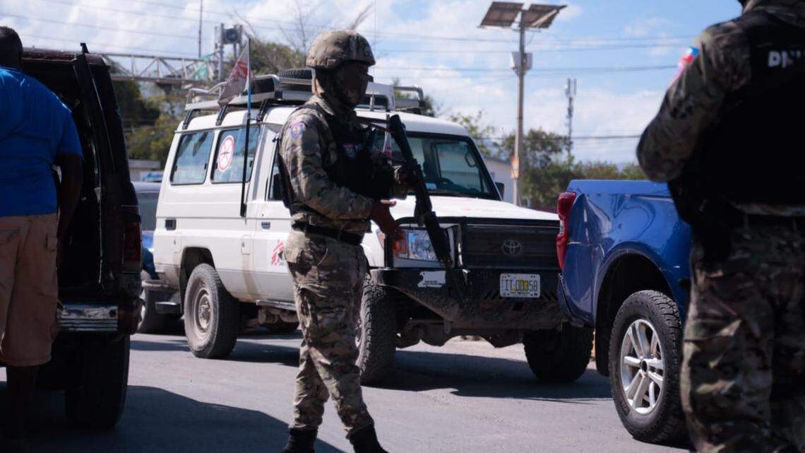 Threats of a large-scale gang attack by the powerful Viv Ansanm gang coalition to capture the last remaining parts of Haiti’s capital not under their control, its wealthy enclaves, led to beefed up police patrols in the streets of Port-au-Prince on Monday, Feb. 3, 2025.
