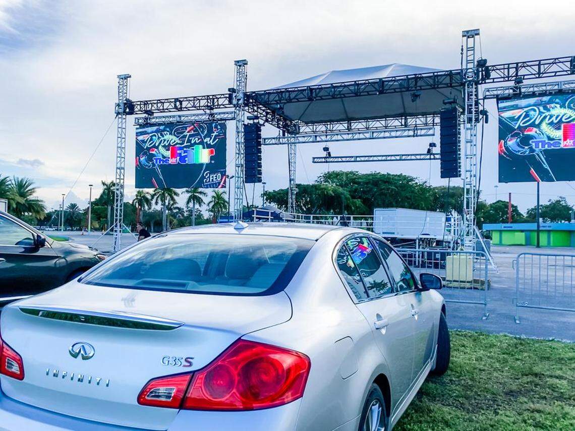 Concessions can be ordered online and delivered to your car.