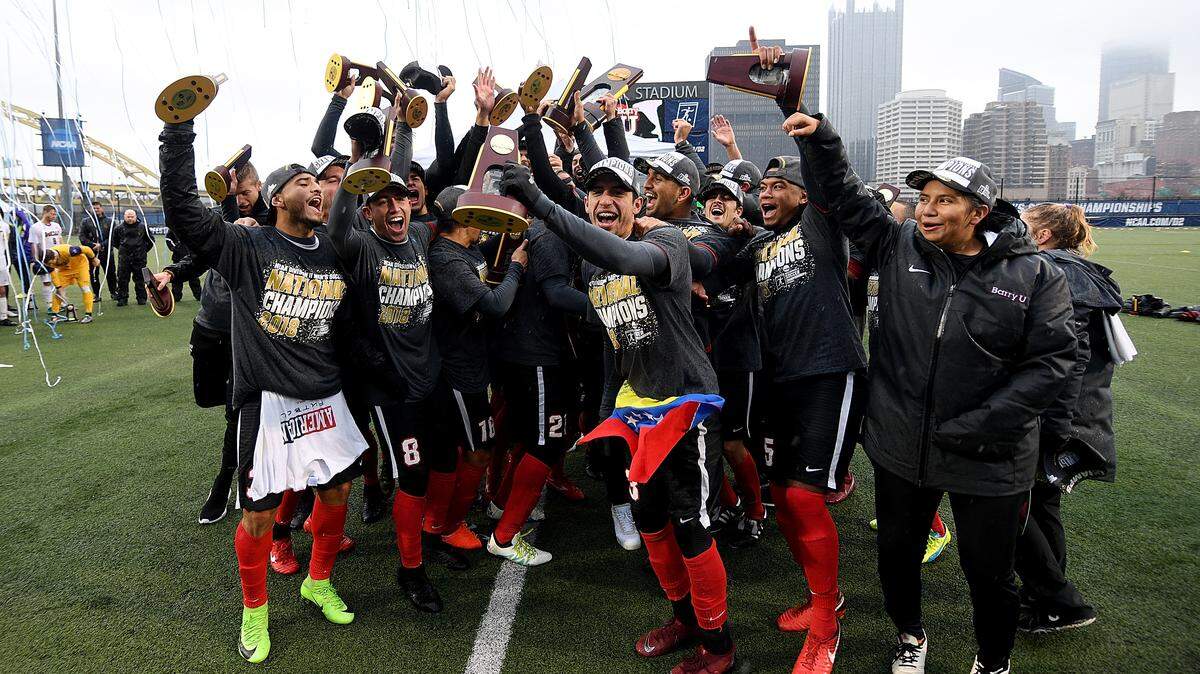 The Barry Univesity men’s soccer team.