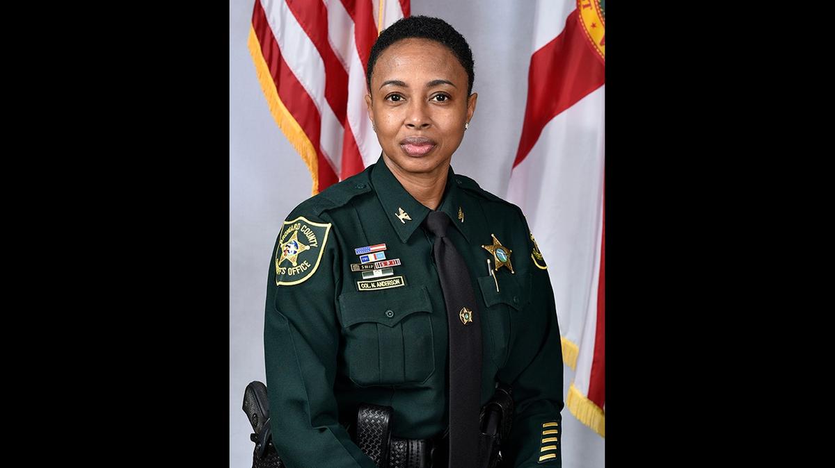 Undersheriff Nichole Anderson, named the first African American female to be second in command of the Broward Sheriff’s Office.