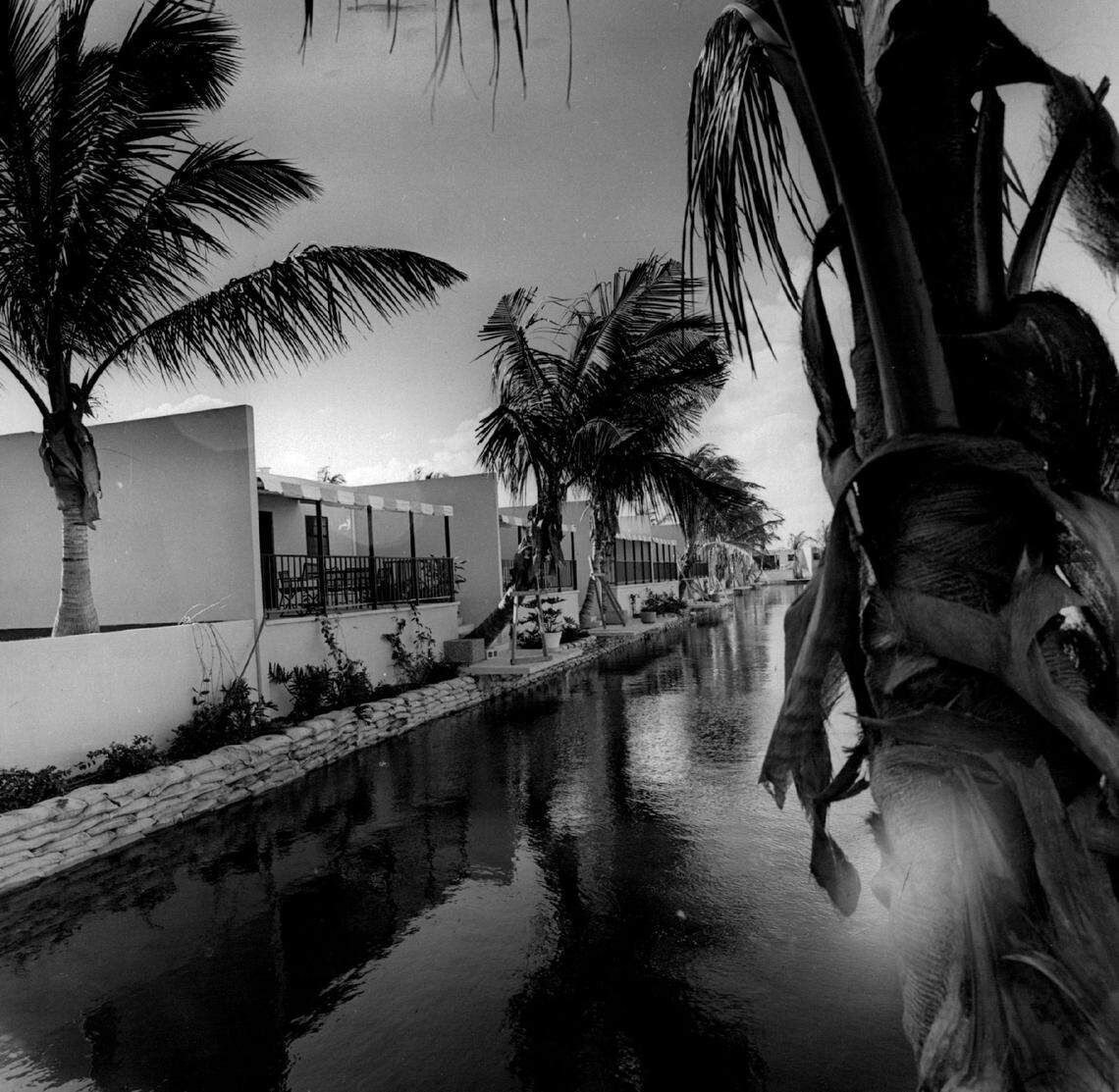 A Miami Lakes waterway in 1972.