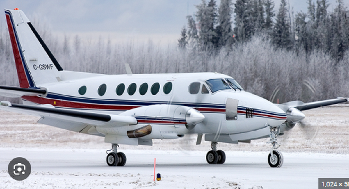 The Fort Lauderdale Executive Airport released a photo of a Beechcraft King Air, the type of plane that crashed in Coral Springs Monday, Nov. 10, 2025. The airport stressed that the plane pictured is not the same plane that crashed.