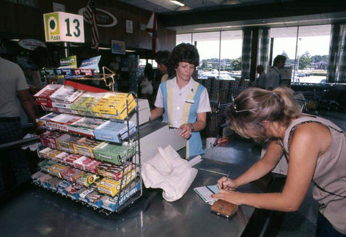 A Tallahassee Publix in the 1970s or ’80s.