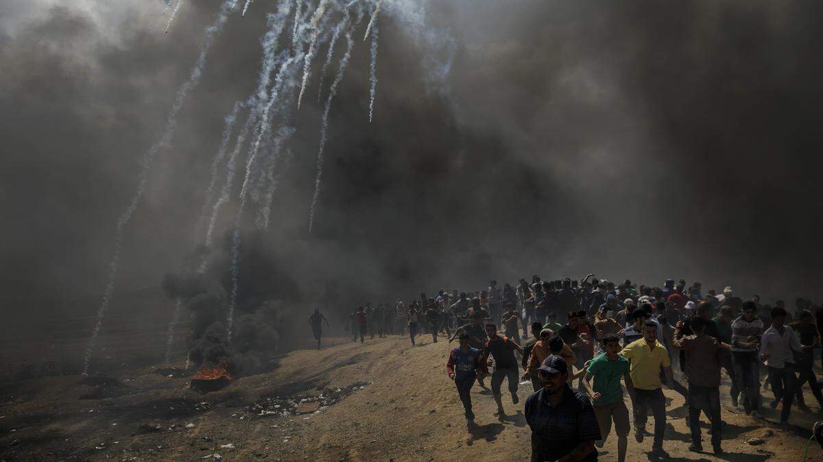 Protestas palestinas contra la ocupación israelí. Archivo.
