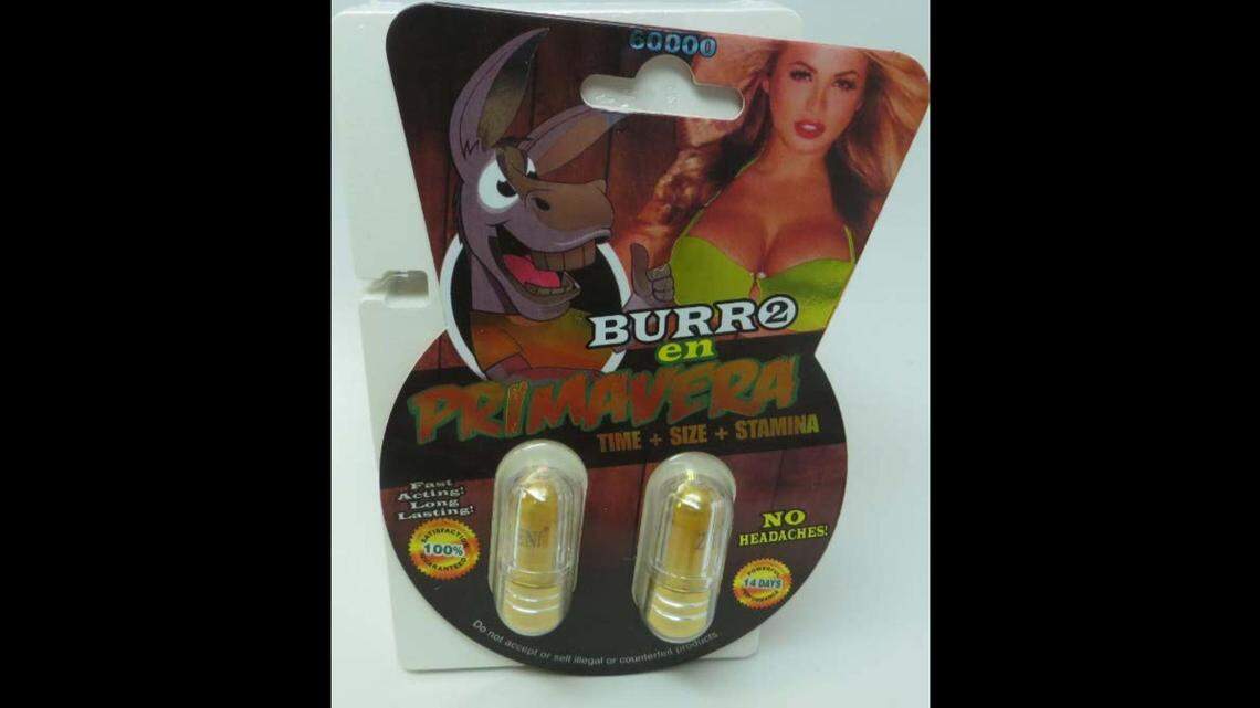 All lots of QMART’s Imperial Gold 2000 and Imperial Platinum 2000, PremierZEN Extreme 3000 and Burro en Primavera 60000 (pictured) were in an April 5, 2021 FDA recall and distributed nationally through internet sales and also fulfilled by Amazon.