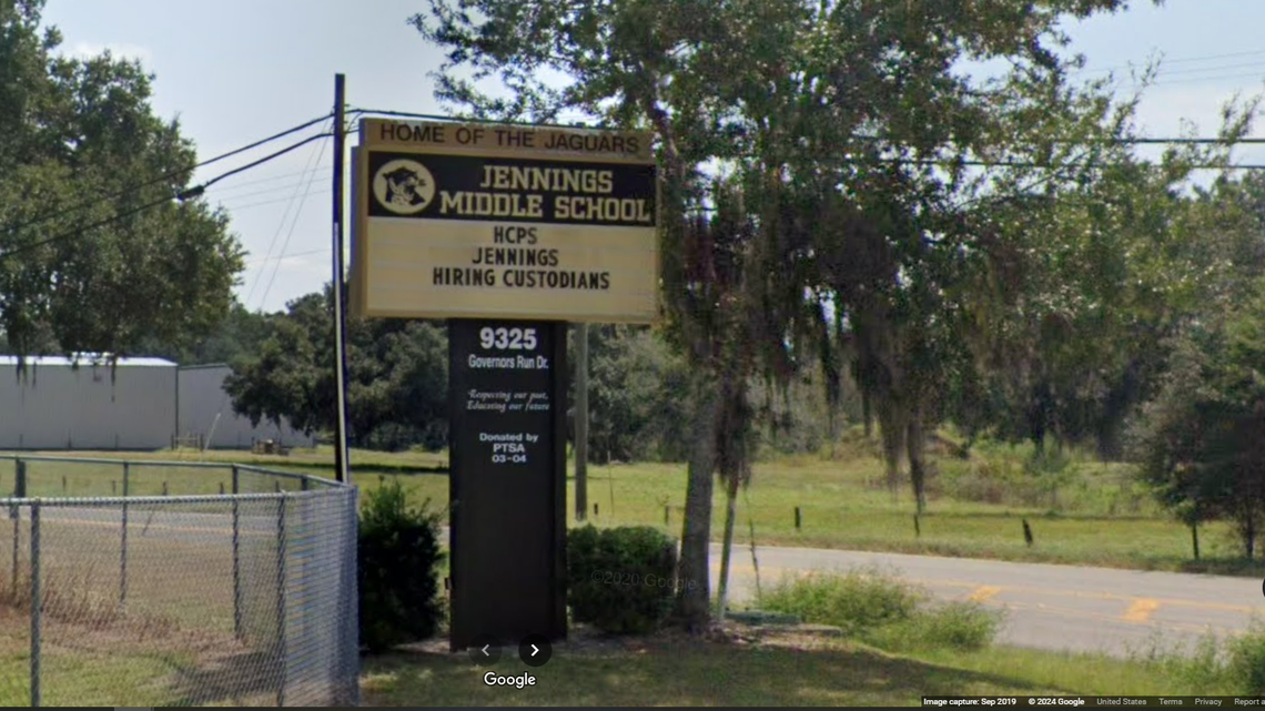 The Hillsborough County Sheriff’s Office arrested teacher John Steele, 34, following “an incident involving a 12-year-old student at Jennings Middle School,” officials said.