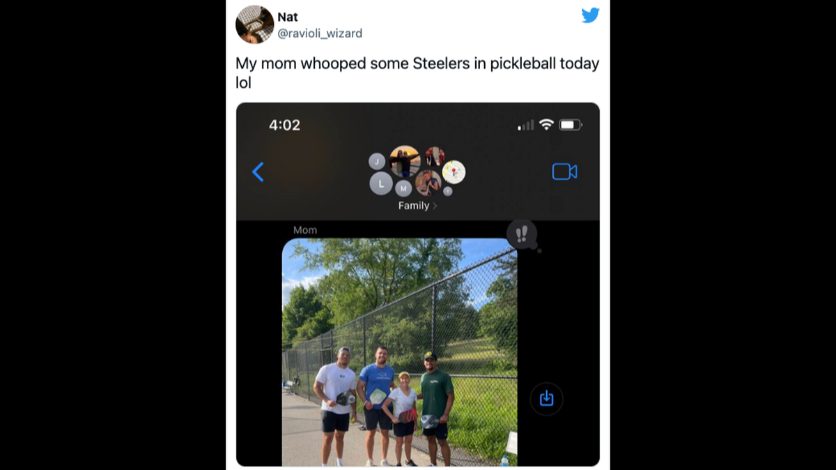 An unknowing woman joined a pickleball game with Pittsburgh Steelers stars Alex Highsmith, TJ Watt and Minkah Fitzpatrick.