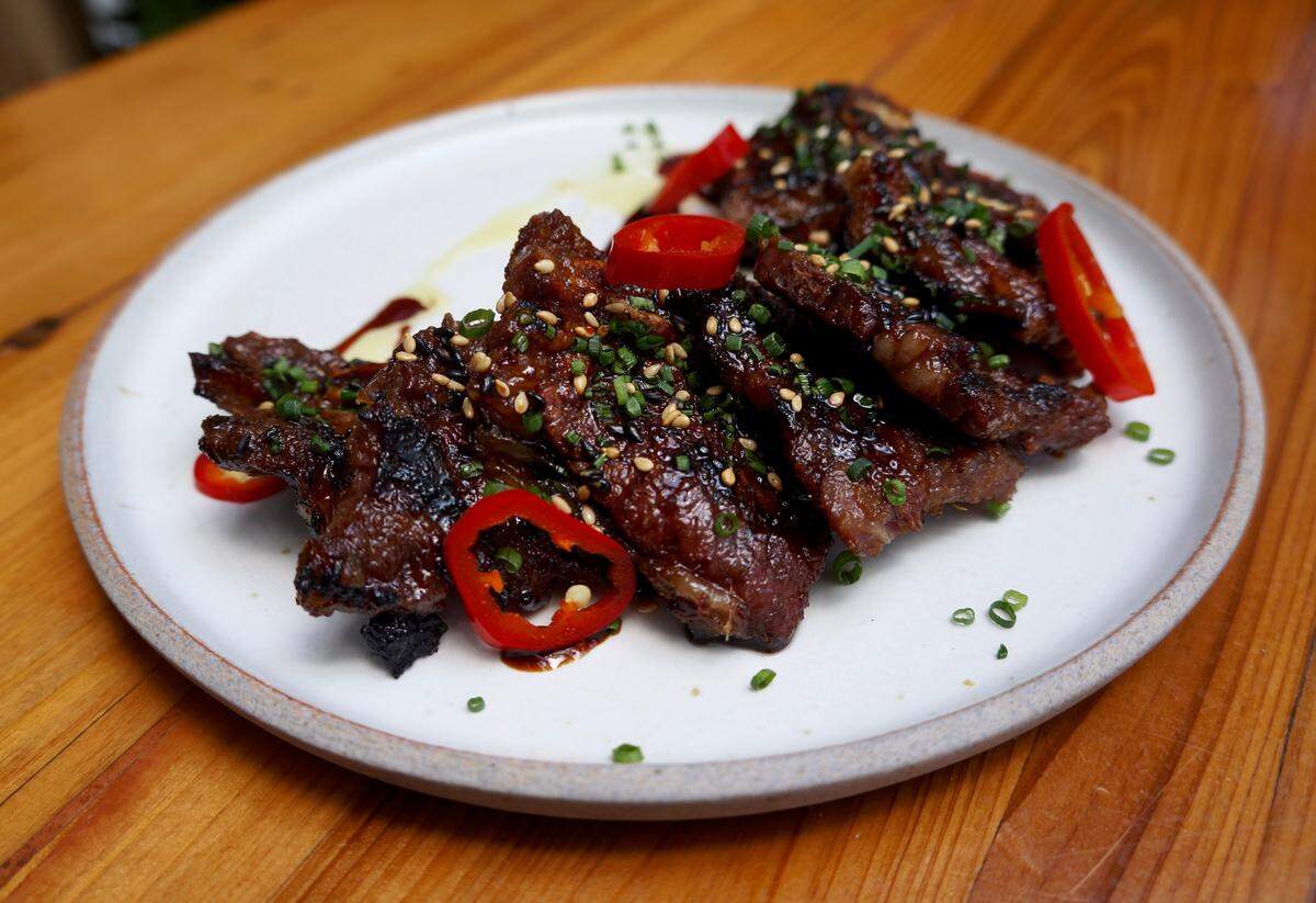 Beef short ribs at Sugarcane