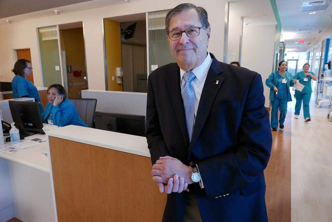 On Jan. 26, 2017, the Miami Cancer Institute opened its doors. The center aimed to bring patients from the rest of the state and Latin America and featured an area for augmented reality to make patients feel like they have been transported somewhere else while they receive their treatment. This file photo from Jan. 25, 2017, is of Dr. Michael Zinner, founding CEO and executive medical director of Miami Cancer Institute at Baptist Health South Florida.