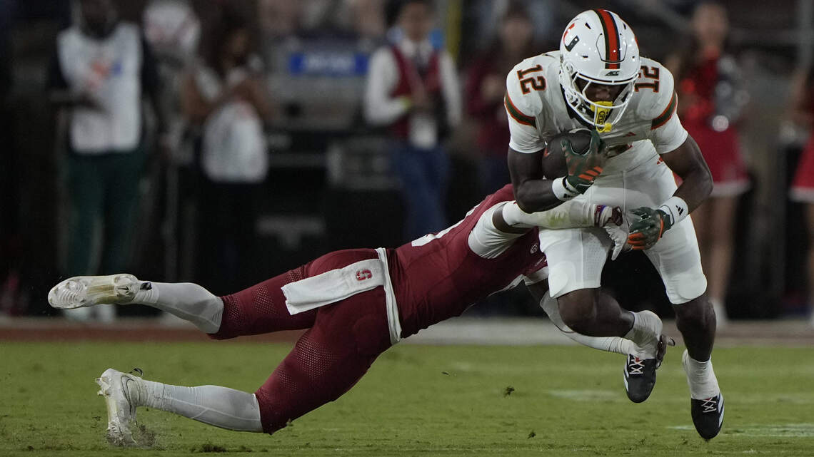 Miami Hurricanes played plenty of freshmen in rout of Stanford. How they fared