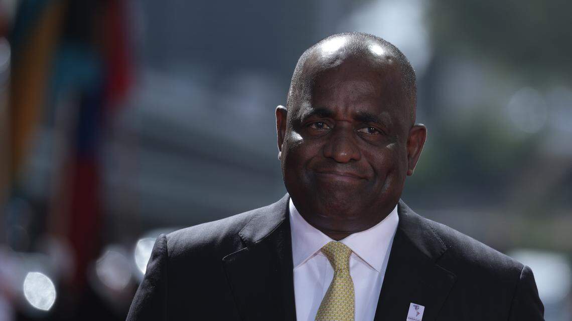 Roosevelt Skerrit, the Prime Minister of the Commonwealth of Dominica 