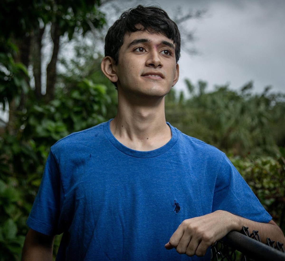 Bruce Ramirez-Duran, 19, has aged out of foster care and is living on his own.